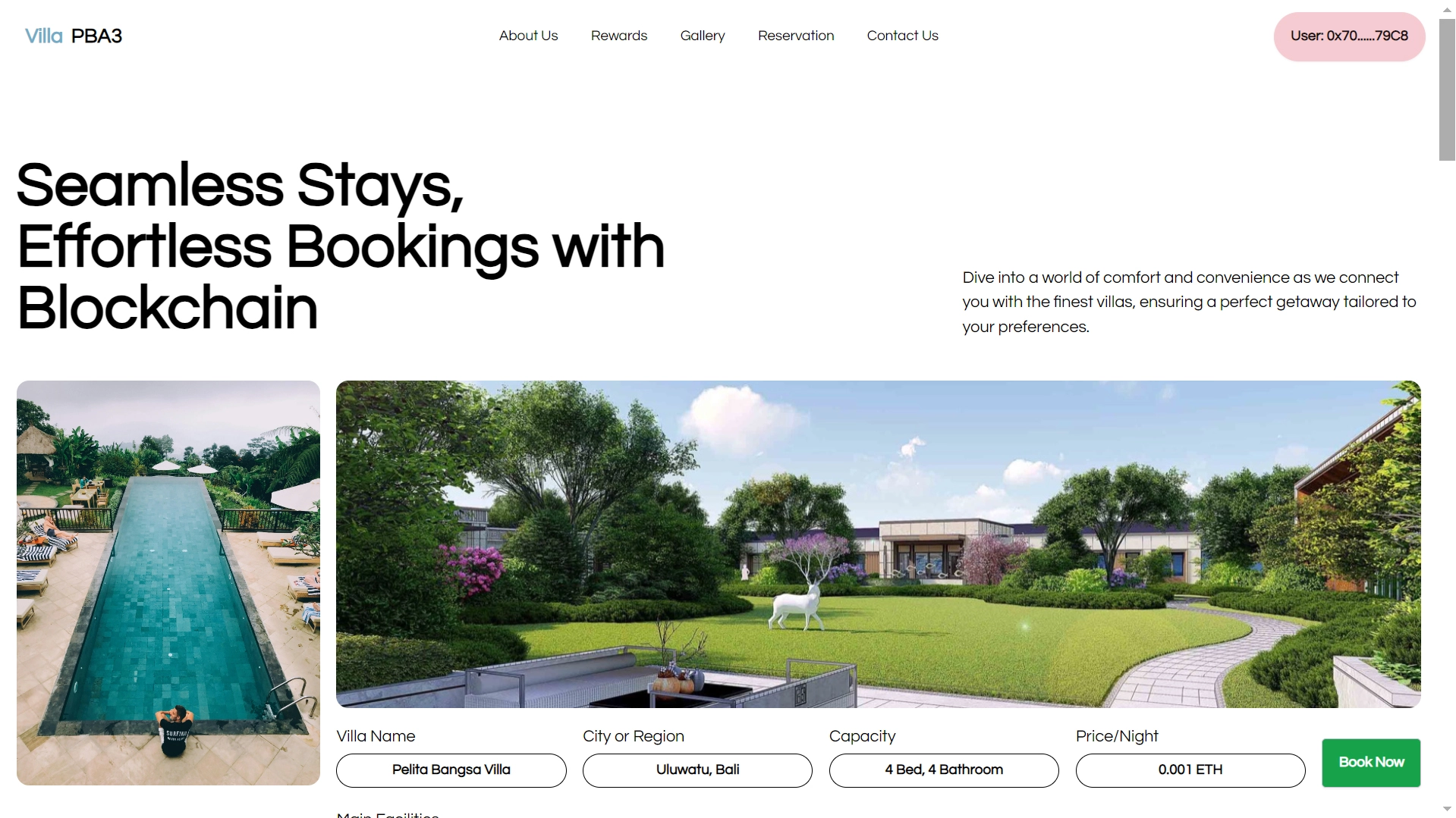 Villa Rental RWA